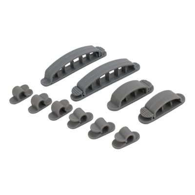 Aexit Cable Cord Fastener Wire Line Organizer Clips Ties Fixer Fastener Holder Set Model:81as205qo429