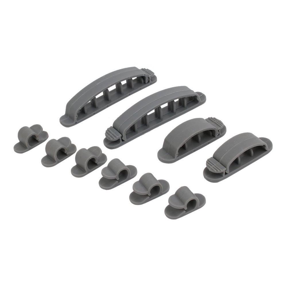 Aexit Cable Cord Fastener Wire Line Organizer Clips Ties Fixer Fastener Holder Set Model:81as205qo429
