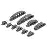 Aexit Cable Cord Fastener Wire Line Organizer Clips Ties Fixer Fastener Holder Set Model:81as205qo429 view 2