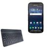 BoxWave Keyboard Compatible with Kyocera DuraForce Pro - SlimKeys Bluetooth Keyboard, Portable Thin with Chiclet-Style Keys - Jet Black view 1