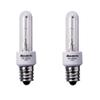 Krypton/Xenon T3 Clear Bulb, Candelabra Base - 2 Pack view 1