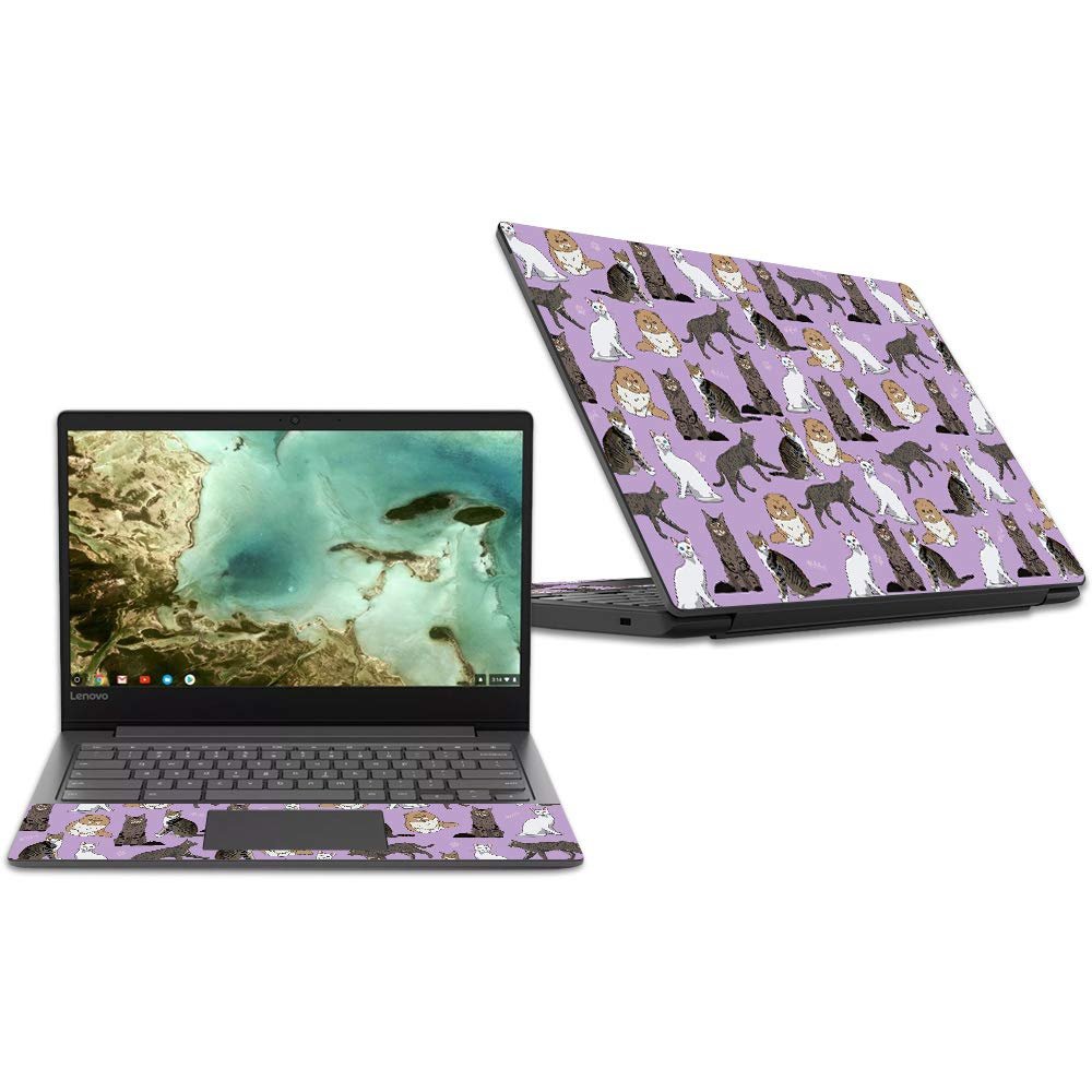 MightySkins Skin Compatible With Lenovo Chromebook S330 (2018) - Cat Chaos | Protective, Durable, and Unique Vinyl Decal wrap cover | Easy To Apply, Remove, and Change Styles | Made in the USA