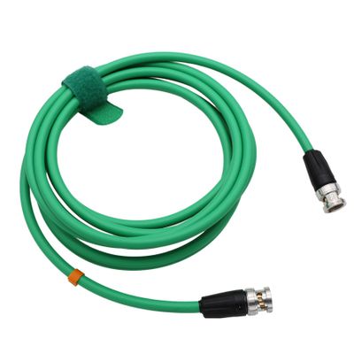 HangTon 12G 4K Raw SDI Coaxial Video Cable for Camera Monitor Roland Recorder Flexible Shielded 1.5M Green BNC to BNC Canare LV-61S 75 ohm