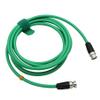 HangTon 12G 4K Raw SDI Coaxial Video Cable for Camera Monitor Roland Recorder Flexible Shielded 1.5M Green BNC to BNC Canare LV-61S 75 ohm view 1