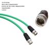HangTon 12G 4K Raw SDI Coaxial Video Cable for Camera Monitor Roland Recorder Flexible Shielded 1.5M Green BNC to BNC Canare LV-61S 75 ohm view 4