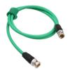 HangTon 12G 4K Raw SDI Coaxial Video Cable BNC to BNC Canare LV-61S 75 ohm for Camera Monitor Flexible Shielded 80cm Green view 1