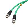 HangTon 12G 4K Raw SDI Coaxial Video Cable BNC to BNC Canare LV-61S 75 ohm for Camera Monitor Flexible Shielded 80cm Green view 2