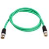 HangTon 12G 4K Raw SDI Coaxial Video Cable BNC to BNC Canare LV-61S 75 ohm for Camera Monitor Flexible Shielded 80cm Green view 3