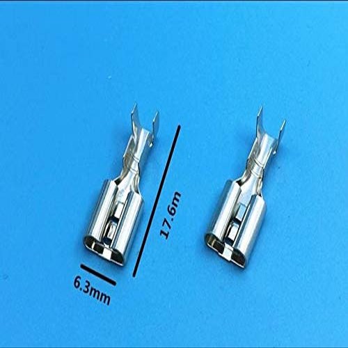 Davitu 2.2 2.8 4.8 6.3MM female wiring terminals/crimp Cold pressed terminals/car connectors - (Color: 6P3 500pcs)