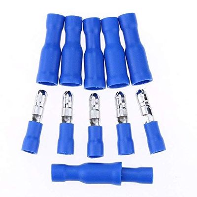 Davitu 10PCS 5pairs Female male Insulated Spade joint Connector Crimp Terminal Connectors Cable Wire Connector - (Color: FRD MPD 2 156 B)
