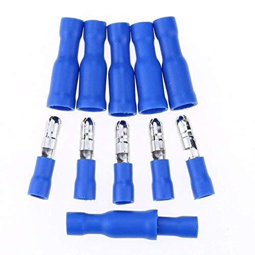 Davitu 10PCS 5pairs Female male Insulated Spade joint Connector Crimp Terminal Connectors Cable Wire Connector - (Color: FRD MPD 2 156 B)