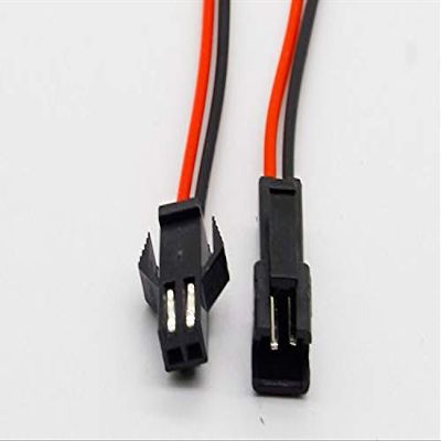 Davitu Hot 10Pairs 15cm Long JST SM 2Pins Plug Male to Female Wire Connector