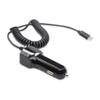 BoxWave Car Charger Compatible with FiiO A3 Portable Headphone Amplifier - Car Charger Plus, with Extra USB Port and Integrated Built-in Cable - Black view 3