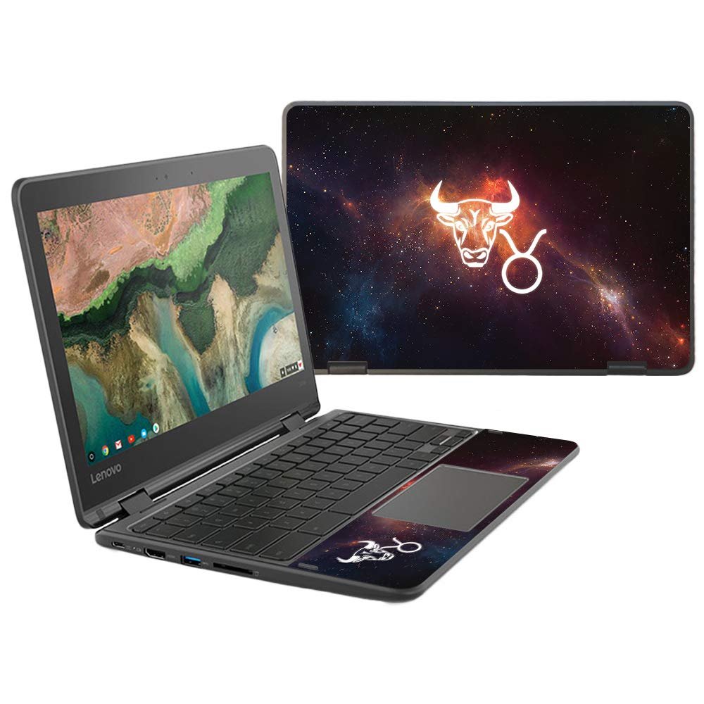 MightySkins Skin Compatible with Lenovo 300e Chromebook 11.6" (2018) - Taurus | Protective, Durable, and Unique Vinyl Decal wrap Cover | Easy to Apply, Remove, and Change Styles | Made in The USA