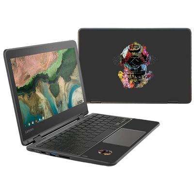 MightySkins Skin Compatible with Lenovo 300e Chromebook 11.6" (2018) - Dive Deep | Protective, Durable, and Unique Vinyl Decal wrap Cover | Easy to Apply, Remove, and Change Styles | Made in The USA