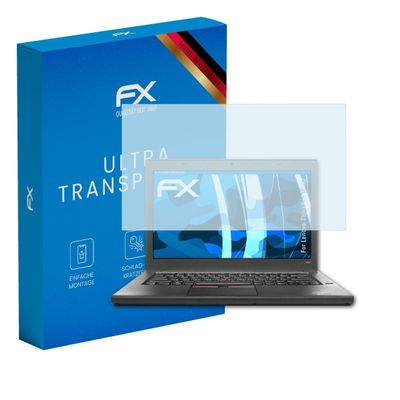 atFoliX Screen Protection Film compatible with Lenovo ThinkPad T450 Screen Protector, ultra-clear FX Protective Film (2X)