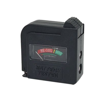 Aexit Mini Self-powered gauge Battery Voltage Checker Tester Black