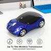 ASHATA 2.4G Car Mouse with USB Reciver 1600DPI Optical Mouse for PC Computer Laptop Tablet, High Cute Mouse for XP/Win7/ME/2000/for OS (Blue) view 2