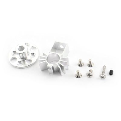 Aexit RC Fixed Electrical equipment Wing Airplane 22mm Brushless Motor Silver Tone Metal Holder Stand Kit