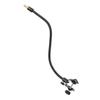 Aexit 50cm Length Lighting fixtures and controls Gooseneck Camera Mount Gold Tone Flash Shoe Mount + C-type Clamp view 1