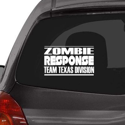 Custom Brother - Zombie Response Team Texas Division Car Laptop Wall Sticker t42