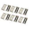 Aexit 12 Pcs Transmission Plastic 82mmx40mmx15mm Cable Line Holder Wire Organizer Grey for Office view 1