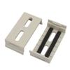 Aexit 12 Pcs Transmission Plastic 82mmx40mmx15mm Cable Line Holder Wire Organizer Grey for Office view 2