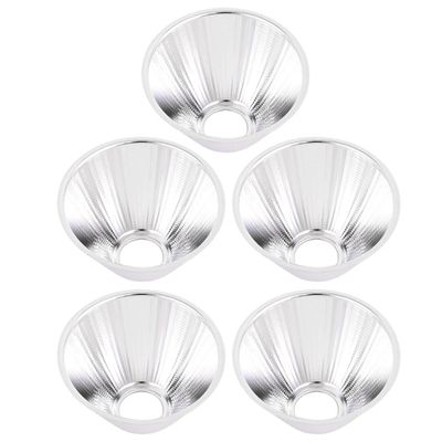 Aexit 5 Pcs Lighting fixtures and controls COB LED Flashlight Light Lamp Reflector 70x43x20mm Silver Tone
