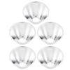 Aexit 5 Pcs Lighting fixtures and controls COB LED Flashlight Light Lamp Reflector 70x43x20mm Silver Tone view 1