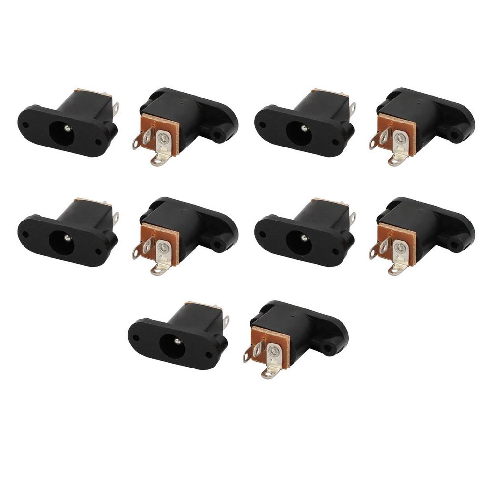 Aexit 10 Pcs Distribution electrical Tablet PC 6.3mmx2.5mm DC Power Charging Port Motherboard Connector Jack