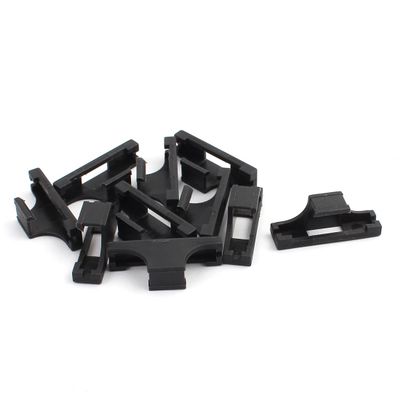 Aexit 10Pcs Extension Electrical equipment Cable Clip for RC Airplane Black 32mm x 12mm x 8mm