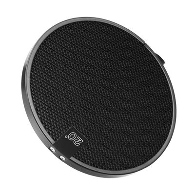 Aexit 20 Degree Lighting fixtures and controls Honeycomb Grid Black for 7-inch Reflector Diffuser Lamp Shade Dish