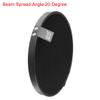 Aexit 20 Degree Lighting fixtures and controls Honeycomb Grid Black for 7-inch Reflector Diffuser Lamp Shade Dish view 3