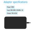 120W AC Charger Compatible with Asus A17-120P2A Q536F Q536FD Q536 AQ536FD X570Z X570ZD X570ZD F20CD P50AD K31ADE K20CD M3500Q D3500Q Y3500CQ M3500QC M3500QA M3500Q A571GD A571GT view 4