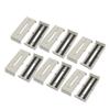 Aexit 12 Pcs Transmission Plastic 110mmx40mmx18mm Cable Line Holder Wire Organizer Grey for Office view 1