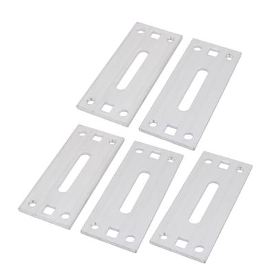 Aexit 5 Pcs Transmission Aluminum Alloy 95mmx40mmx3.4mm Cable Holder Wire Organizer for Home Office