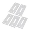 Aexit 5 Pcs Transmission Aluminum Alloy 95mmx40mmx3.4mm Cable Holder Wire Organizer for Home Office view 1