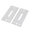 Aexit 5 Pcs Transmission Aluminum Alloy 95mmx40mmx3.4mm Cable Holder Wire Organizer for Home Office view 2