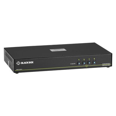 Black Box Niap 3.0 Secure KVM Switch, Sh, DVI-I, PS/2, 4-Port, TAA