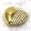 [ASCENDAS] Glitter Heart USB Memory 16GB Gold view 1