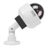 YSUCAU Solar Powered Dummy Fake CCTV Security Dome Camera with Flashing Red LED Light & Warning Security Alert Sticker Decal, Indoor/Outdoor Use view 2