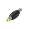 uxcell 3Pcs DC Power Connector Adapter 5.5mmx2.1mm Male to Male Plug Cable Jack Converter for Laptop CCTV Camera strip lighting Yellow view 3