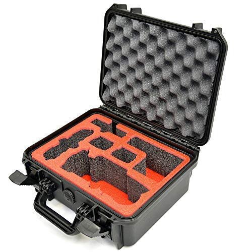 Doro D1109-5 Drone Carrier Travel Case For DJI Mavic 2 | Waterproof Protector Carrying Case With Military Grade Custom Foam Insert With Red Topper | Waterproof Drone Case