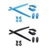 ToughAsNails 2 Pairs Replacement Rubber Kits Ear Socks and Nose Pads for Oakley Juliet Sunglasses Black&Blue view 1