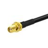 BINGFU Ham Radio Antenna Extension Relocation Cable SMA Male to Female RG58 Coaxial Jumper Cable 1m 3 feet for BaoFeng Wouxun Icom Yaesu Vertex Standard Horizon Marine VHF Ham Radio view 4