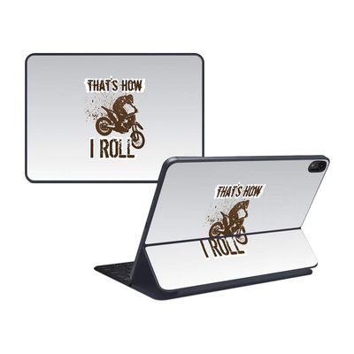 MightySkins Skin Compatible with Apple iPad Pro Smart Keyboard 11" (2018) - Motocross - Protective, Durable and Unique Vinyl Decal wrap Cover - Easy to Apply and Change Styles - Made in The USA