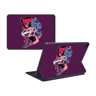 MightySkins Skin Compatible with Apple iPad Pro Smart Keyboard 11" (2018) - Succubus - Protective, Durable and Unique Vinyl Decal wrap Cover - Easy to Apply and Change Styles - Made in The USA