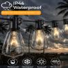 Romasaty 25-Pack ST35 Light Bulbs Replacement Edison Clear Bulbs -5 Watts C7/E12 Screw Base for Indoor/Outdoor Patio String Lights view 3