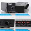 Pyle 4 Channel Speaker Selector Switch - Multi Zone A B Speaker Distribution Controller Box w/Independent Audio Source Volume Control, Supports Home Theater Stereo Amplifier Receiver System - PSLSW4 view 3