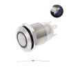 12mm LED illuminated Metal Momentary Push Button Switch Boat Car 3A/220V DC - (Color: Blue) view 3